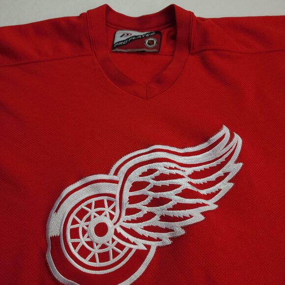 Vintage 90s Pro Player Detroit Red Wings NHL Hockey Jersey (50-2XL) - Picture 4 of 10